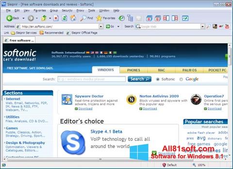 Скріншот Sleipnir для Windows 8.1
