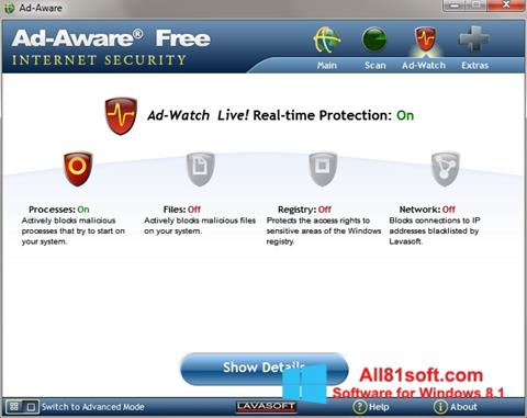 Скріншот Ad-Aware для Windows 8.1