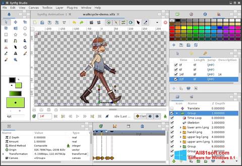 Скріншот Synfig Studio для Windows 8.1