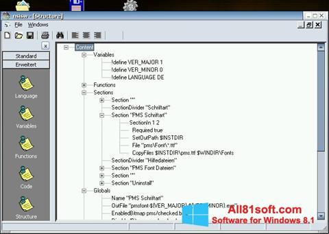 Скріншот NSIS для Windows 8.1