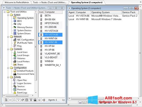 Скріншот Remote Administration Tool для Windows 8.1
