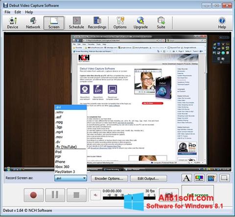 Скріншот Debut Video Capture для Windows 8.1