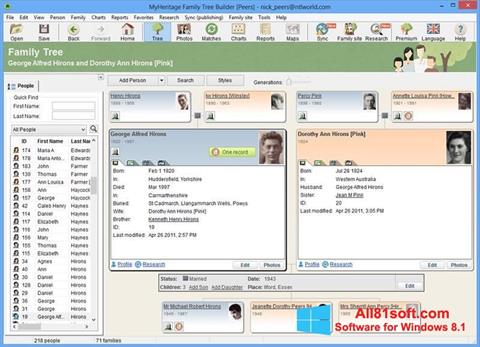 Скріншот Family Tree Builder для Windows 8.1