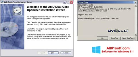 Скріншот AMD Dual Core Optimizer для Windows 8.1