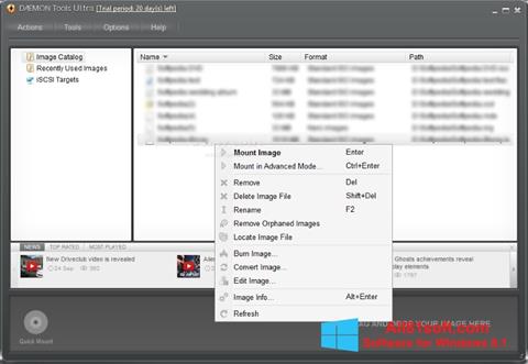 Скріншот DAEMON Tools Ultra для Windows 8.1
