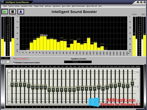 Скріншот Sound Booster для Windows 8.1