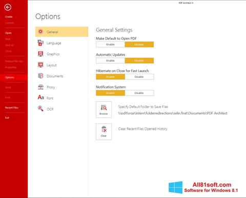 Скріншот PDF Architect для Windows 8.1