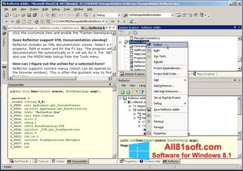 Скріншот Reflector для Windows 8.1
