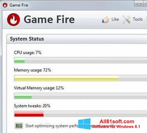 Скріншот Game Fire для Windows 8.1