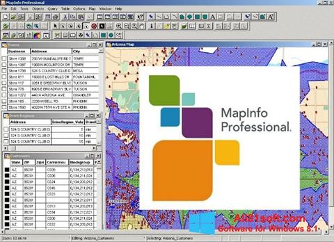 Скріншот MapInfo Professional для Windows 8.1