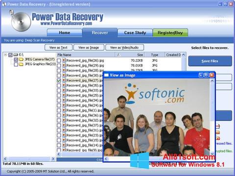Скріншот Power Data Recovery для Windows 8.1