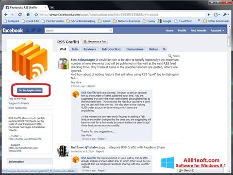 Скріншот Facebook для Windows 8.1