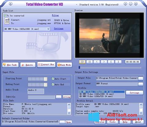 Скріншот Total Video Converter для Windows 8.1