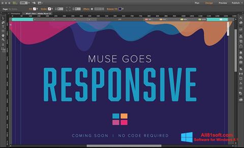 Скріншот Adobe Muse для Windows 8.1