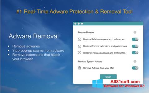 Скріншот Adware Removal Tool для Windows 8.1