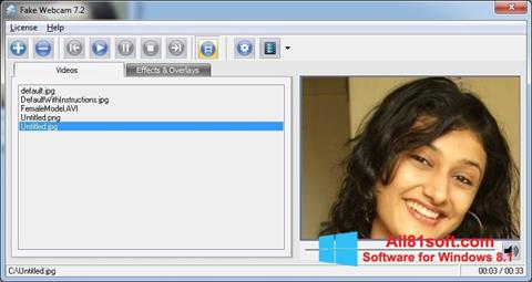 Скріншот Fake Webcam для Windows 8.1