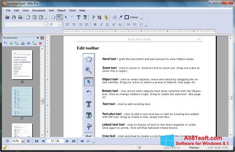 Скріншот Infix PDF Editor для Windows 8.1