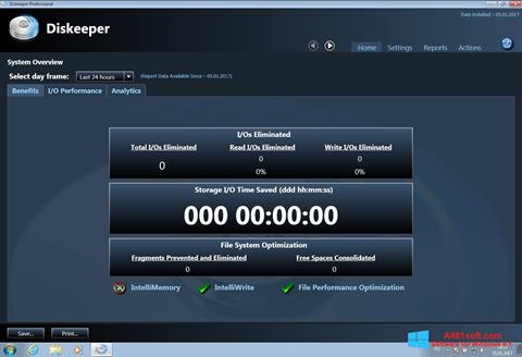 Скріншот Diskeeper для Windows 8.1