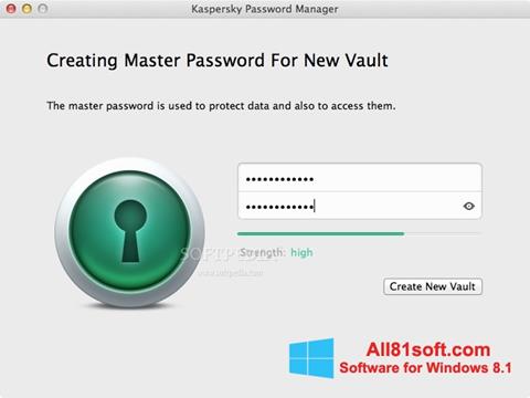 Скріншот Kaspersky Password Manager для Windows 8.1