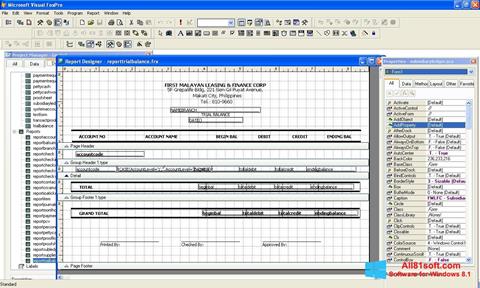 Скріншот Microsoft Visual FoxPro для Windows 8.1