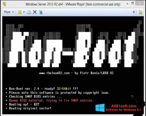 Скріншот Kon-Boot для Windows 8.1