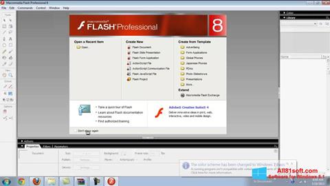 Скріншот Macromedia Flash Player для Windows 8.1