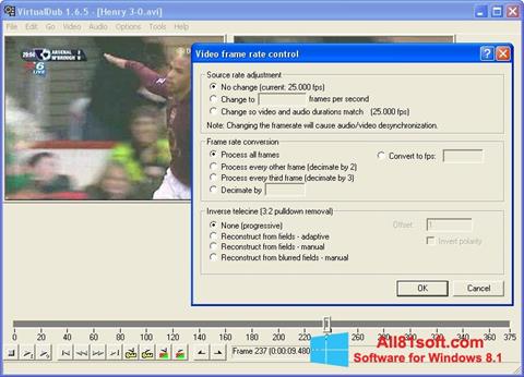 Скріншот VirtualDubMod для Windows 8.1