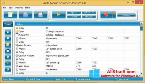 Скріншот Mouse Recorder для Windows 8.1
