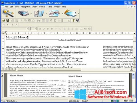 Скріншот CuneiForm для Windows 8.1