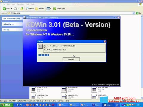 Скріншот KDWin для Windows 8.1