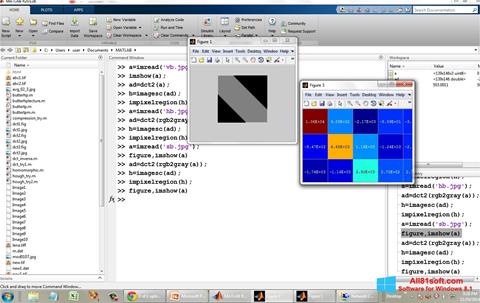 Скріншот MATLAB для Windows 8.1