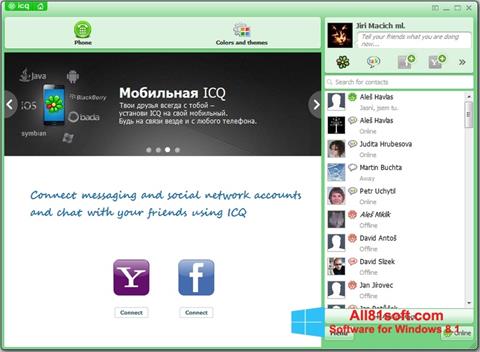 Скріншот ICQ для Windows 8.1