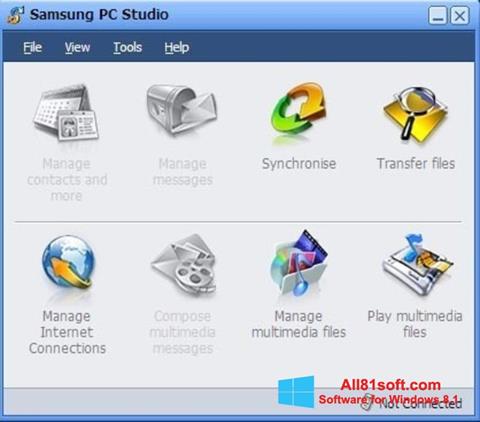 Скріншот Samsung PC Studio для Windows 8.1