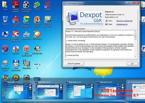 Скріншот Dexpot для Windows 8.1
