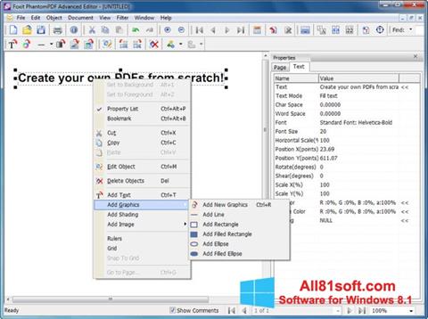 Скріншот Foxit PDF Editor для Windows 8.1
