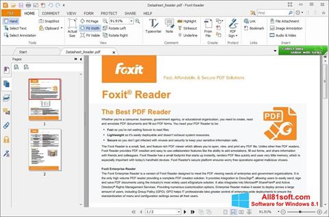 Скріншот Foxit Reader для Windows 8.1