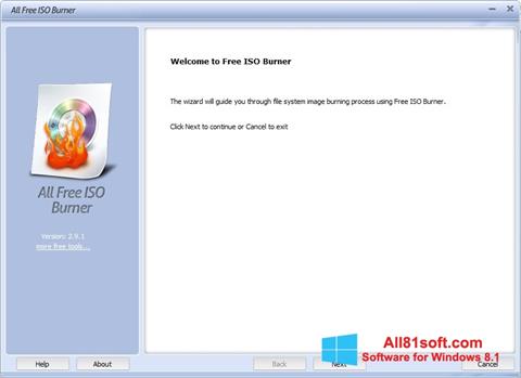 Скріншот ISO Burner для Windows 8.1