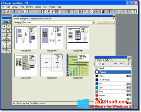 Скріншот Adobe PageMaker для Windows 8.1