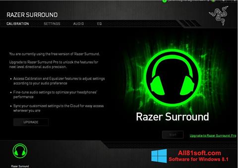 Скріншот Razer Surround для Windows 8.1