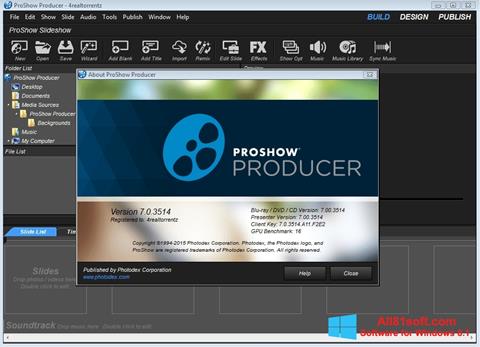 Скріншот ProShow Producer для Windows 8.1
