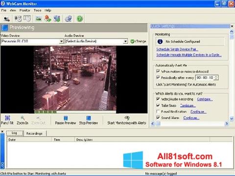 Скріншот WebCam Monitor для Windows 8.1