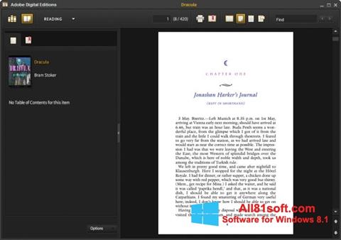 Скріншот Adobe Digital Editions для Windows 8.1