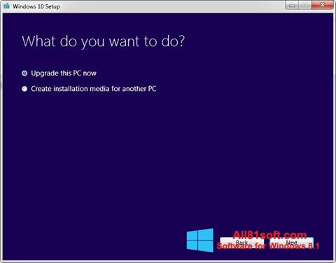 Скріншот Media Creation Tool для Windows 8.1