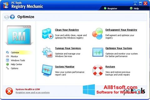 Скріншот Registry Mechanic для Windows 8.1