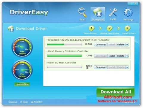 Скріншот Driver Easy для Windows 8.1