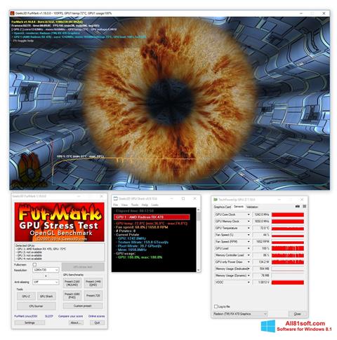 Скріншот FurMark для Windows 8.1