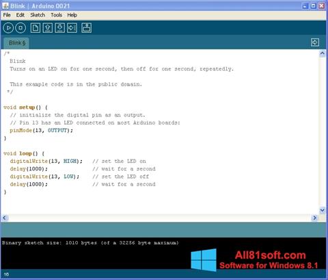 Скріншот Arduino для Windows 8.1