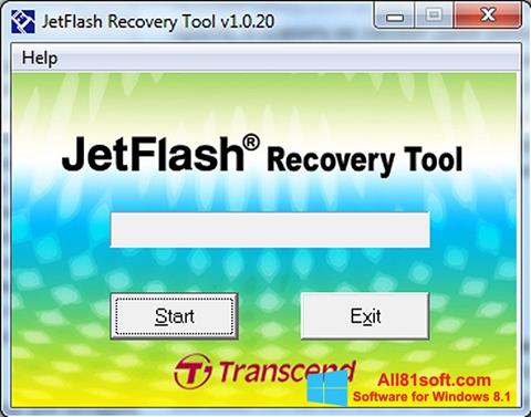 Скріншот JetFlash Recovery Tool для Windows 8.1