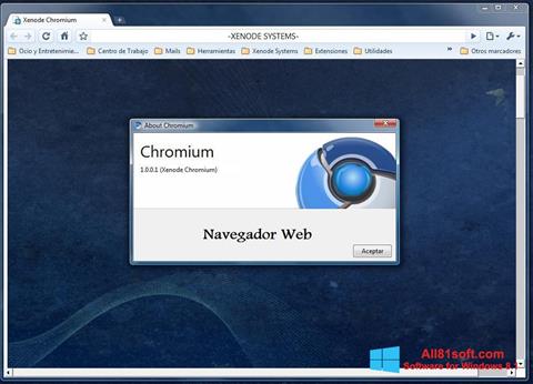 Скріншот Chromium для Windows 8.1
