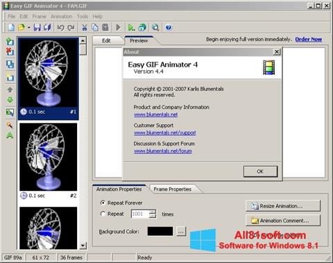 Скріншот Easy GIF Animator для Windows 8.1